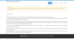 Desktop Screenshot of mantovagiochi.com
